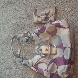 Coach bag and wallet